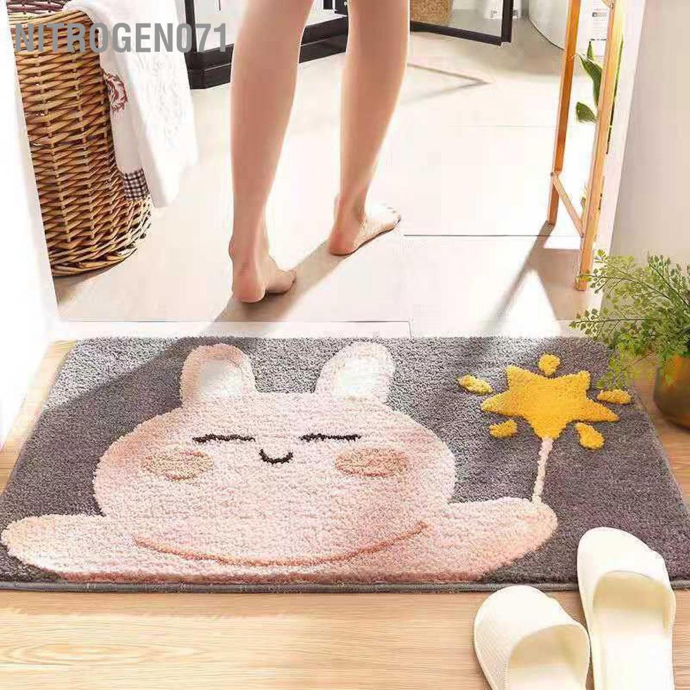 Nitrogen071 Indoor Door Mat Anti Skid Colorful Front Rug 60x40cm Entrance for House Decoration