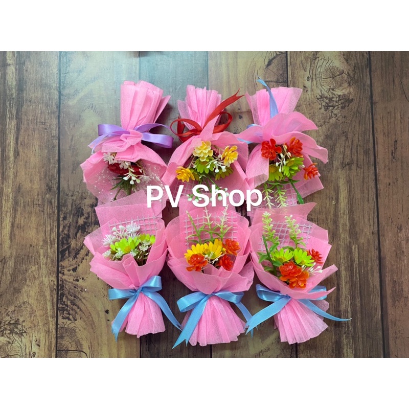 Bó Hoa mini để trang trí bánh