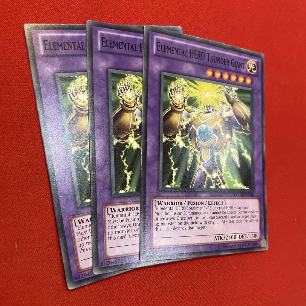 [EN-JP][Thẻ Bài Yugioh Chính Hãng] Elemental Hero Thunder Giant
