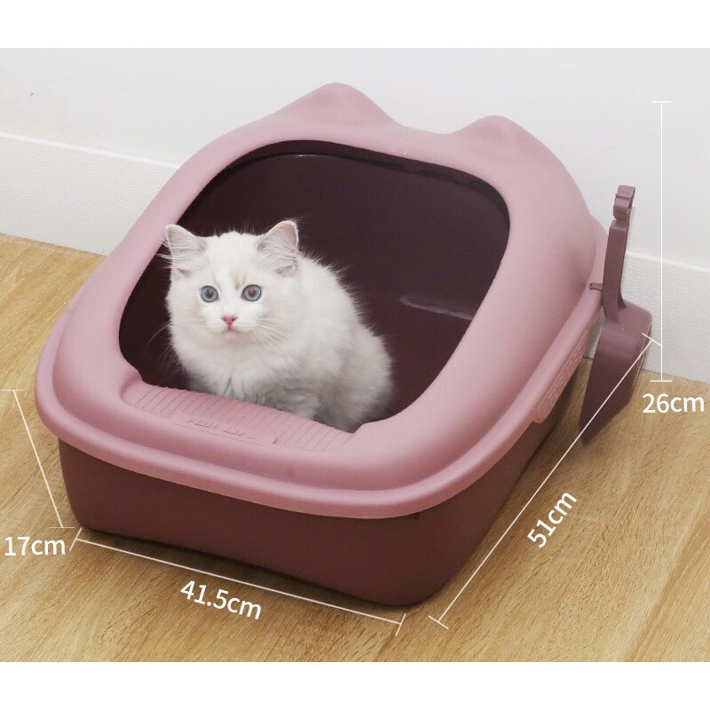 [ TẶNG KÈM XẺNG ] Khay vệ sinh cho mèo cao cấp