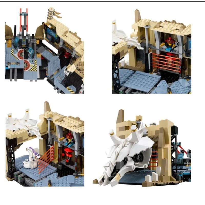 Đồ chơi lắp ráp Hỗn chiến hang Samurai Lego Ninjago 70596