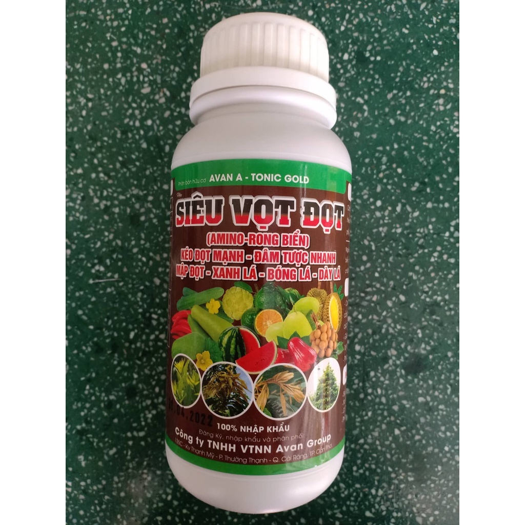 Siêu Vọt Đọt 500ml - Đâm Tược Nhanh, Mập Đọt , Xanh Lá, Dày Lá - Phục Hồi Cây Suy Yếu, Tăng Sức Đề Kháng