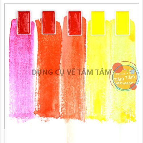 [ TÂM TÂM ] Màu Nước Gansai Tambi 12/18/24/36/48 Màu -  Solid Watercolor Gansai Tambi Kuretake