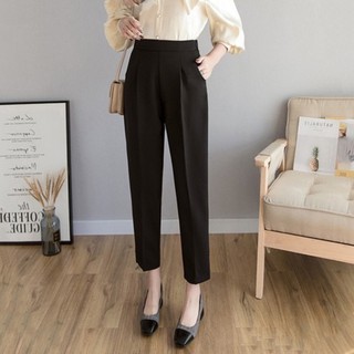 Quần baggy nữ công sở - quần tây nữ cạp chun sau ROSA BOUTIQUE BG310
