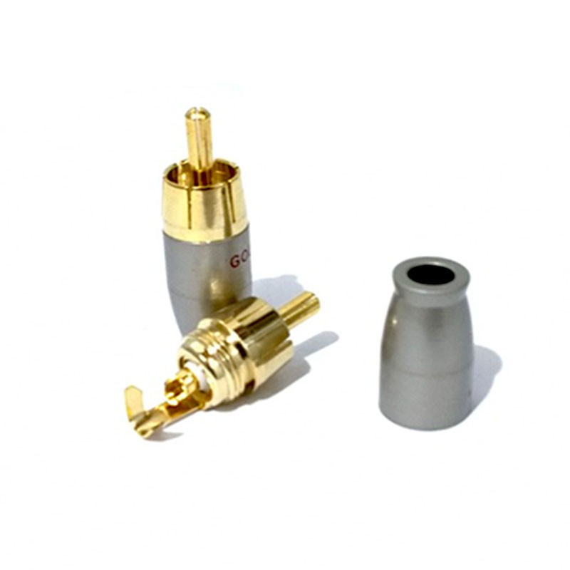 Đầu hàn dây âm thanh AV/RCA - Coaxial/SPDIF OD5mm Gold Snake