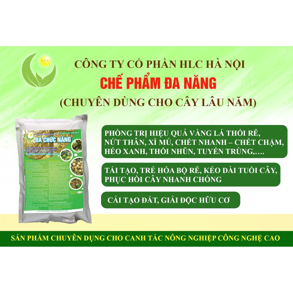 CHẾ PHẨM ĐA CHỨC NĂNG : DƯỠNG CÂY, PHÒNG NGỪA VÀNG LÁ THỐI RỄ, CẢI TẠO ĐẤT,...