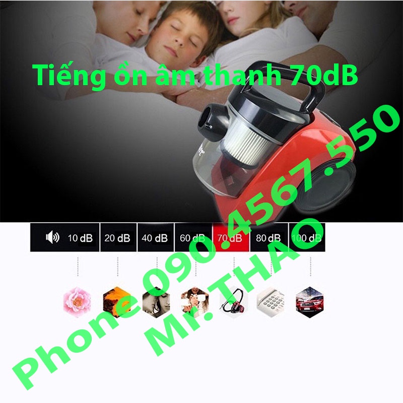 Máy hút bụi YANGZ - Yairz XY -1008 công suất 20.000 Pa lực hút cực khỏe ,  Máy Hút Bụi Gia Đình 100W