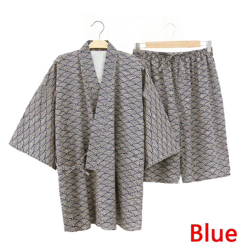 SUPER-M Áo Kimono in hoa thời trang mùa hè cho nam