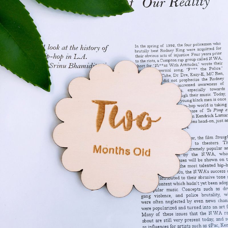 Bộ Thẻ Ảnh Kỷ Niệm Dành Cho Bé Sơ Sinh 0-12 Tháng Tuổi