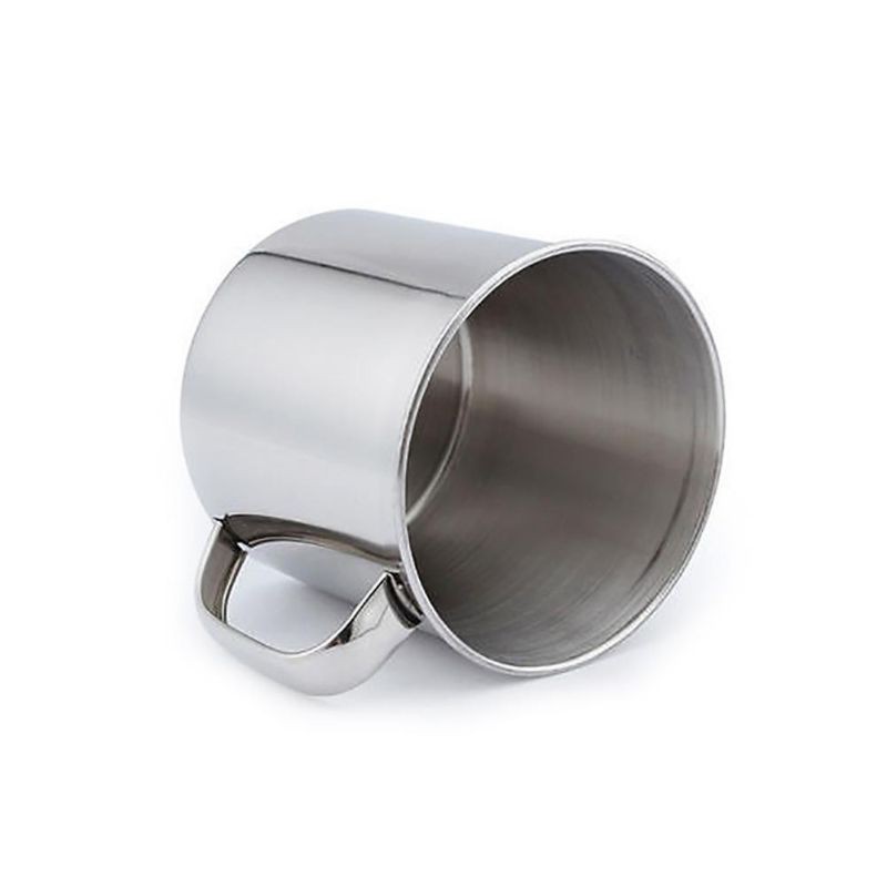 Ca inox có tay cầm cuốn mép