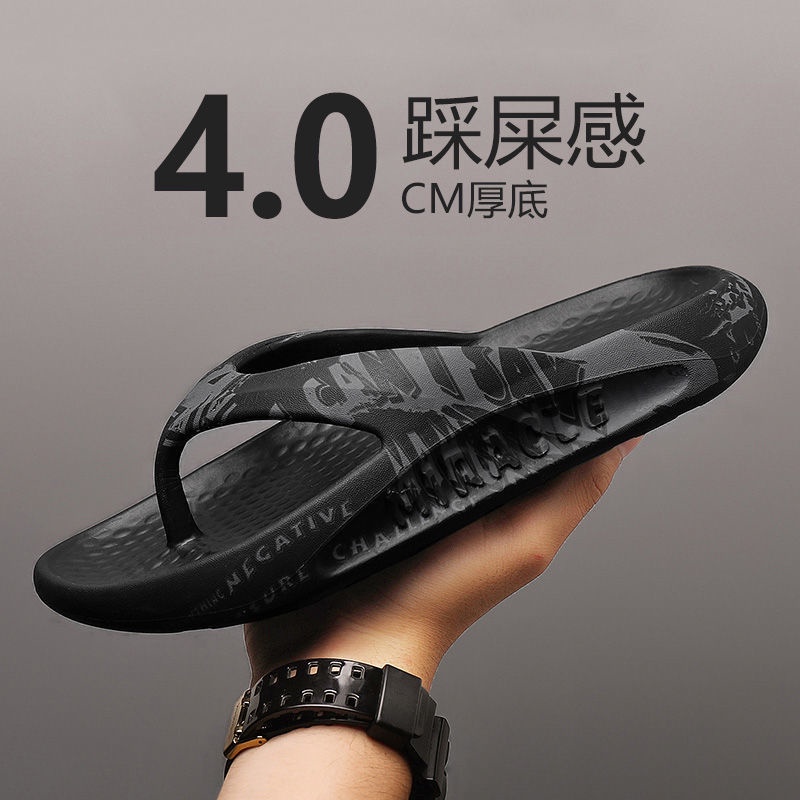 Dép Xỏ Ngón Đế Dày Mềm Mại Chống Trượt Thời Trang Mùa Hè Cho Nam