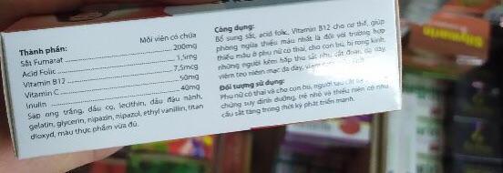 Sắt Folic Extra bổ sung sắt