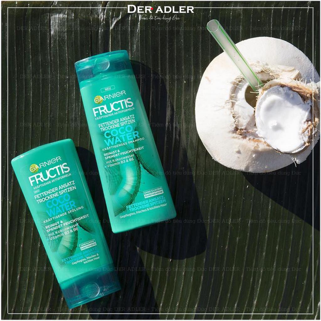 Bộ dầu gội xả trái cây chăm sóc tóc GARNIER FRUCTIS phục hồi tóc hư tổn, khô xơ, gãy rụng