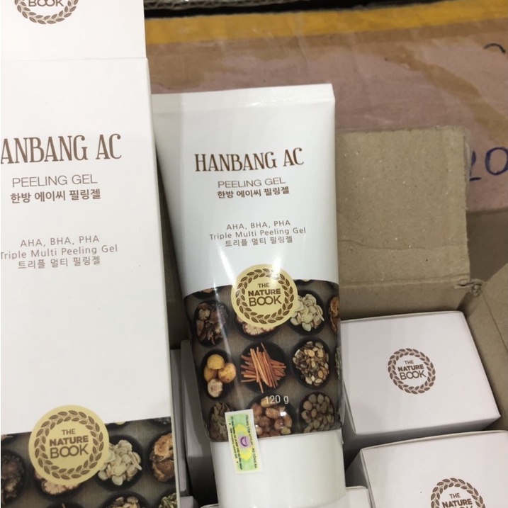 Tẩy da chết dưỡng da sạch mun đông y Hanbang AC Peeling Gel - The nature book