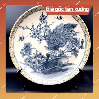Đĩa men rạn cao cấp Bát Tràng