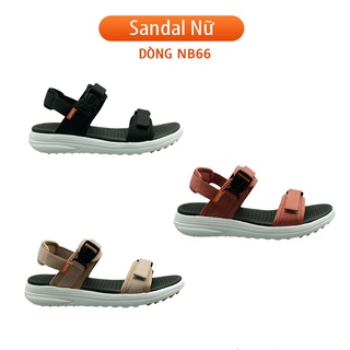 Sandal VENTO nữ SD-NB66 màu Đen, Be, Nâu, đế bằng phù hợp đi học, đi làm