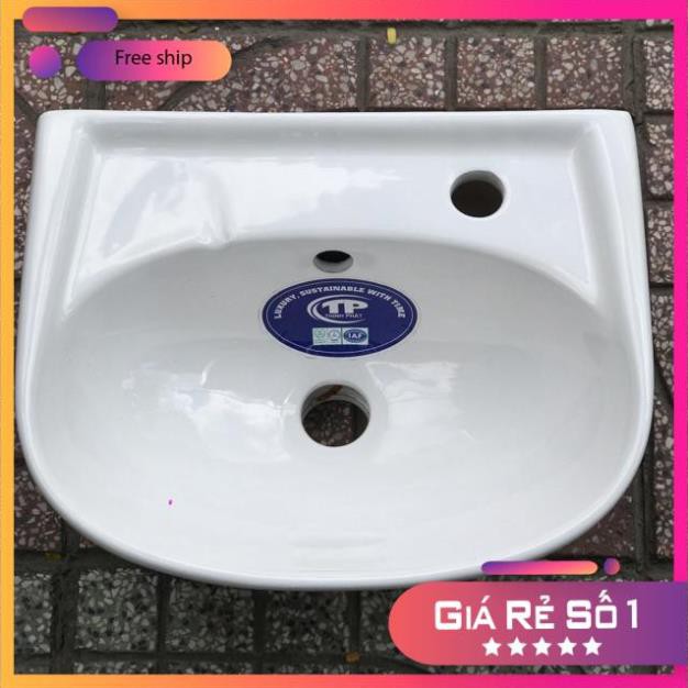 LAVABO MINI NHỎ GỌN ,  TREO TƯỜNG LÒNG SÂU 390 x 320mm