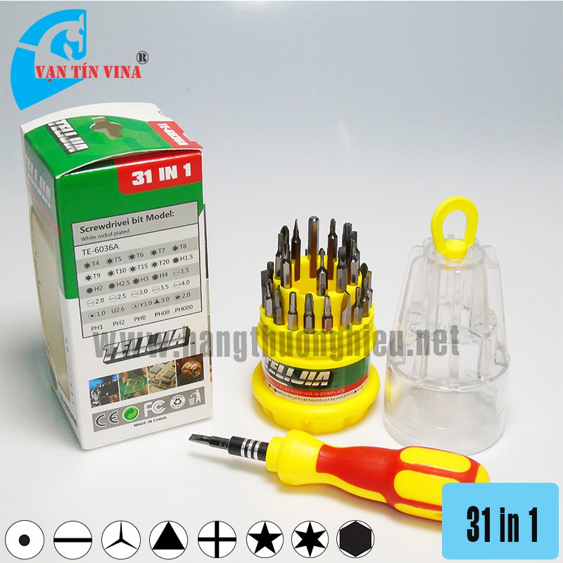 Bộ tua vít 32 món TELIJIA TE 6036A