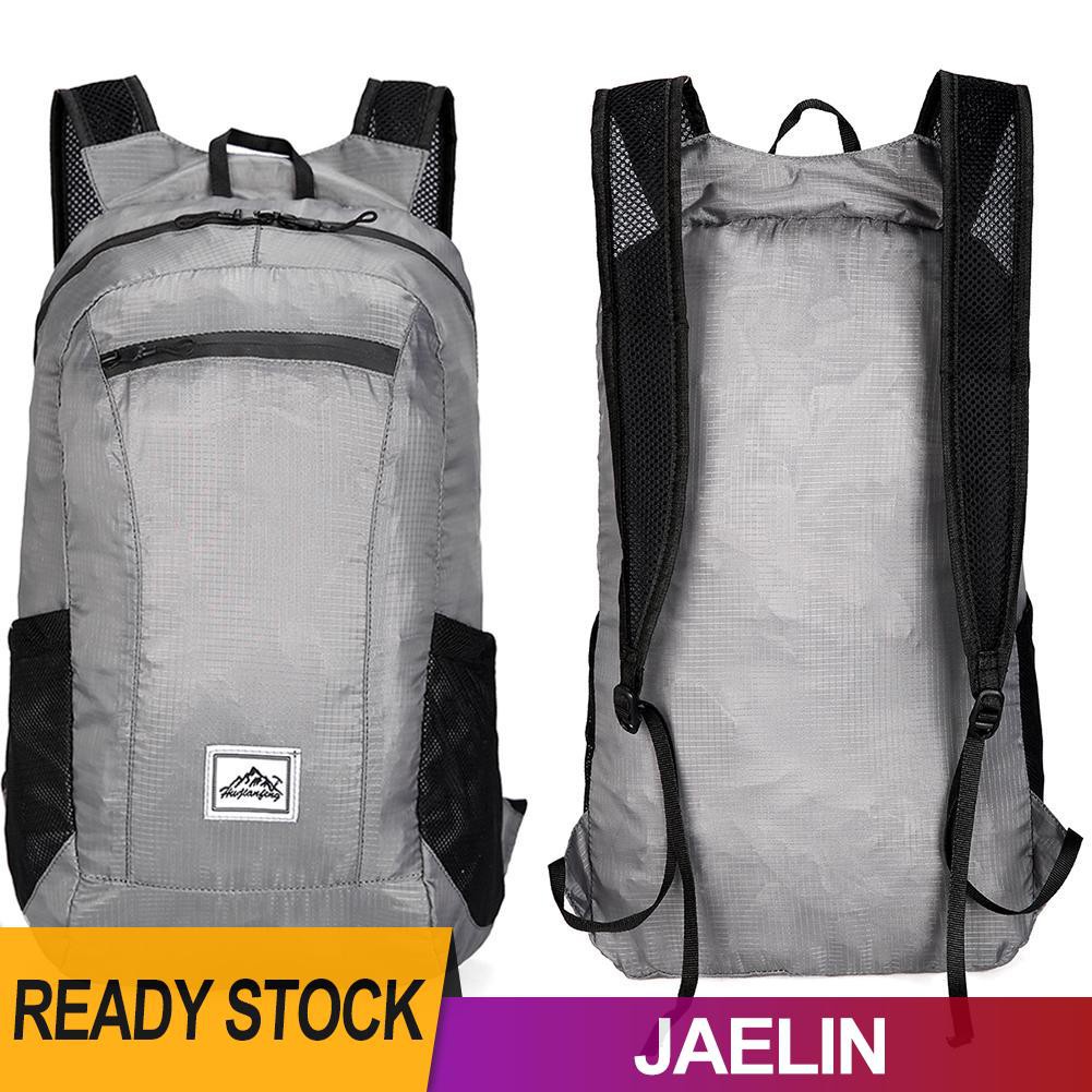 JAE Outdoor Foldable Shoulder Backpack Ultra Light Waterproof 20L Travel Bag