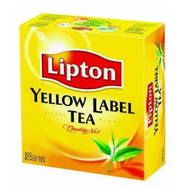 TRÀ LIPTON NHÃN VÀNG,TÚI LỌC 25/100 GÓI.