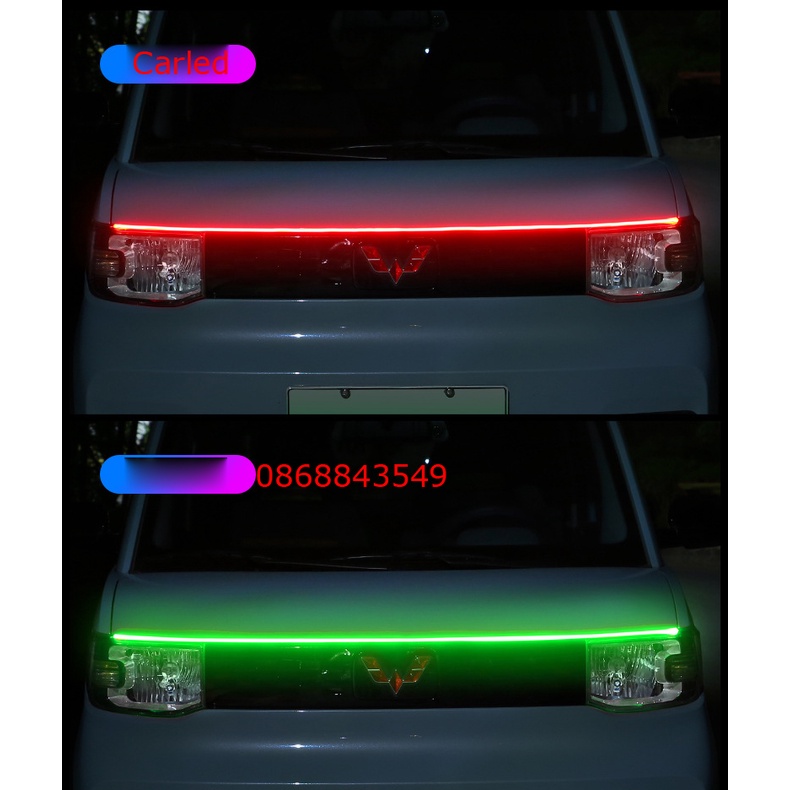 Led dây silicon dẹp độ daylight mí đèn xe ô tô các loại 60cm-80cm-100cm-120cm-150cm-200cm