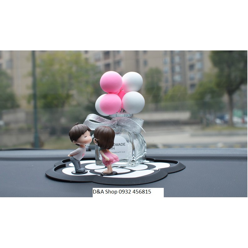 Set Decor búp bê trang tri taplo ô tô, táp lô xe hơi