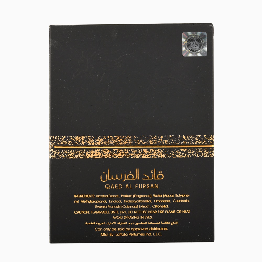 Nước hoa Dubai ngựa dứa Qaed Al Fursan 90ml Chính Hãng Lattafa⚡ - Mùi Hương Dứa Chín Thanh Mát, Sảng Khoái
