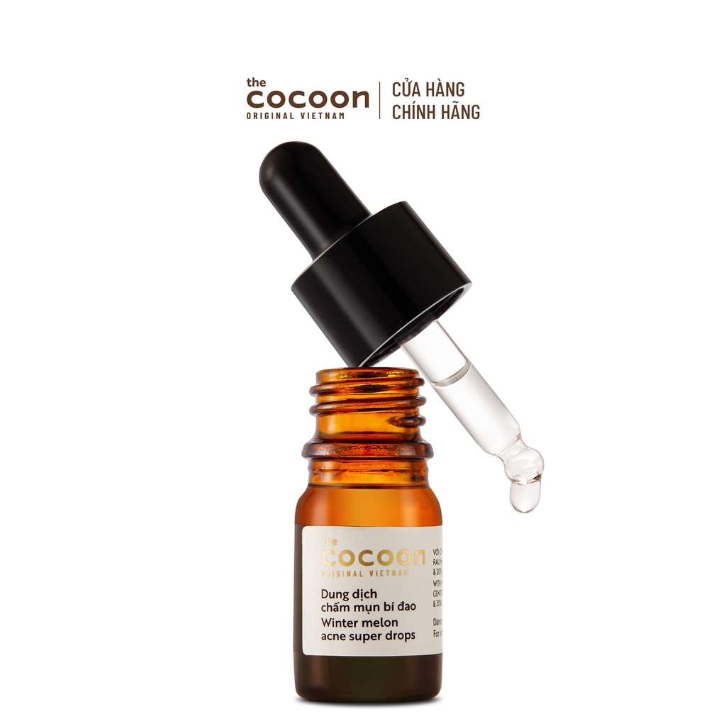 [Mã COSCN5 giảm 8%] Dung dịch chấm mụn bí đao Cocoon sạch mụn &amp; ngăn ngừa mụn 5ml