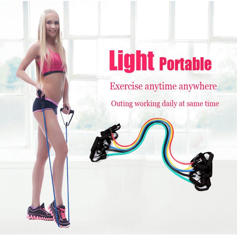 MYRONGVN Dây Kéo Co Giãn Chịu Lực Tốt Hỗ Trợ Tập Yoga / Thể Hình Tại Nhà
