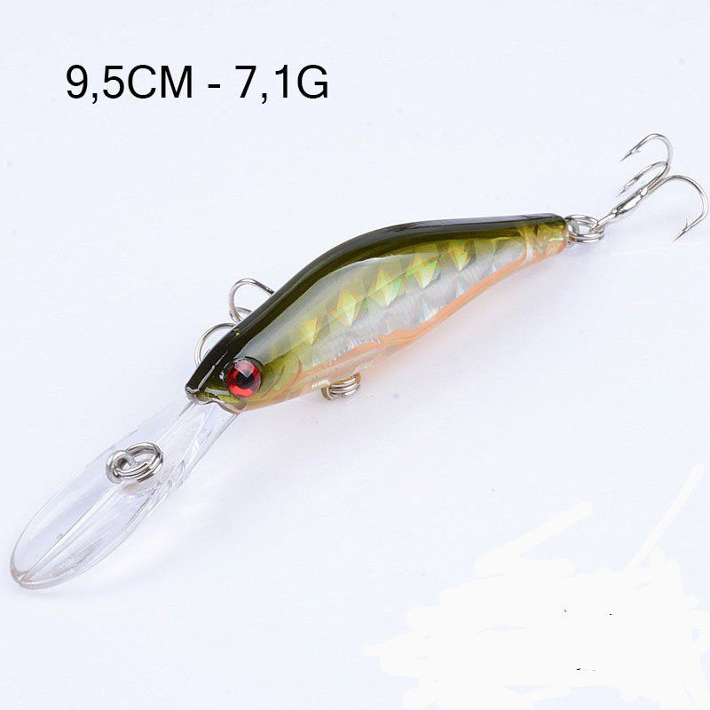Mồi Câu Cá Giả - Mồi Câu Lure dài 9,5 cm nặng 7,1 gam nhạy cá