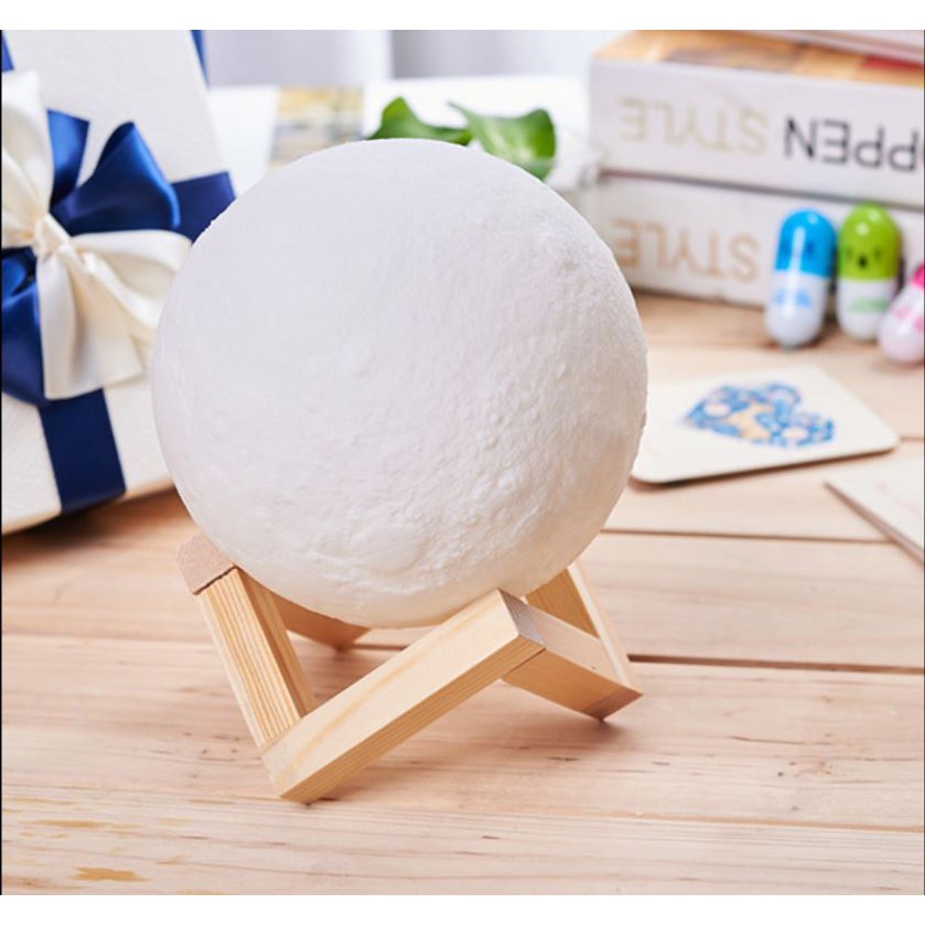 Đèn Ngủ led hình Mặt Trăng 3D cảm ứng Size 8-20cm moon lamp