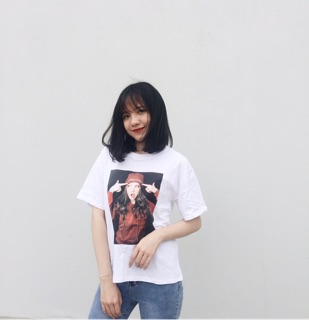 Phông trắng và jean
