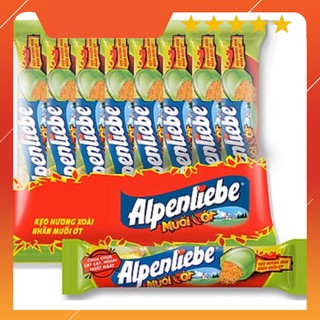[Mã Giảm Giá THANGIM50 Giảm 50% ] ( DẠNG THỎI ) BỊCH 16 CÂY KẸO ALPENLIEBE VỊ XOÀI NON NHÂN MUỐI ỚT