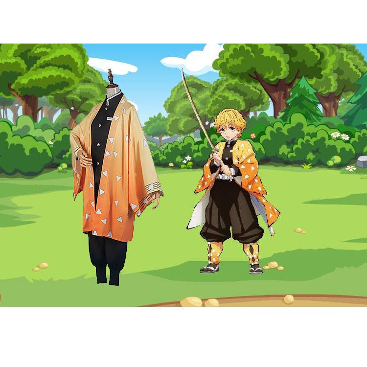 Áo khoác hóa trang nhân vật Tanjirou Zenitsu Nezuko Tomioka Yoshiyuki