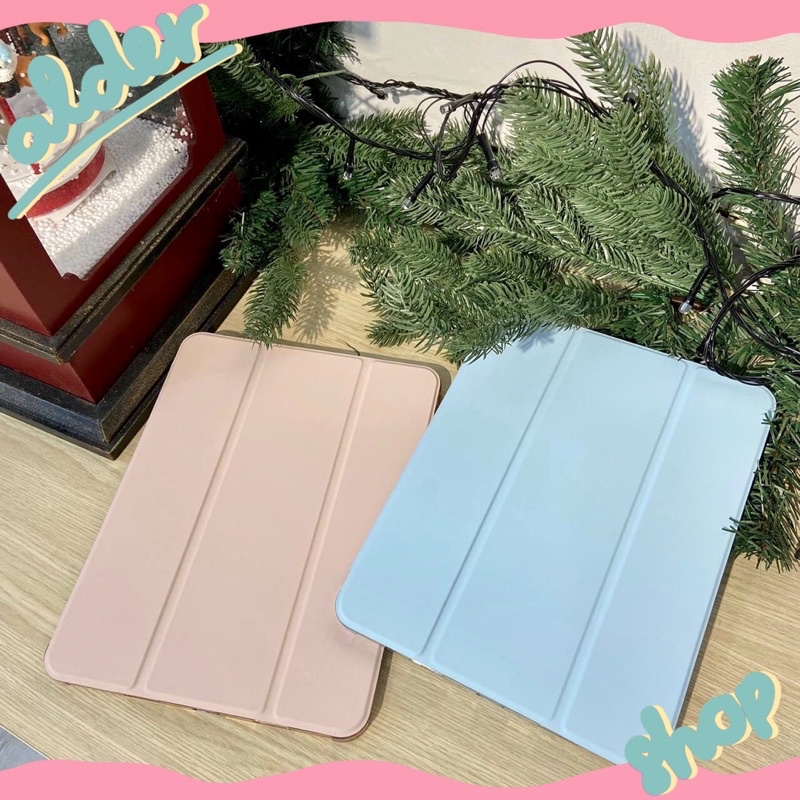 Bao da bảo vệ máy tính bảng / ipad kèm khe đựng bút sắc màu / nắp gập thông minh tắt mở màn hình