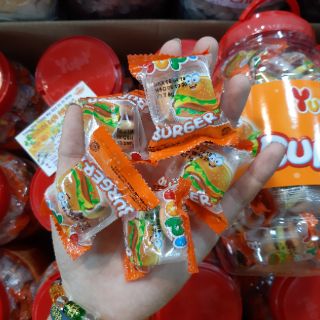 Kẹo Dẻo Hamburger YUPI (hủ 36 viên)