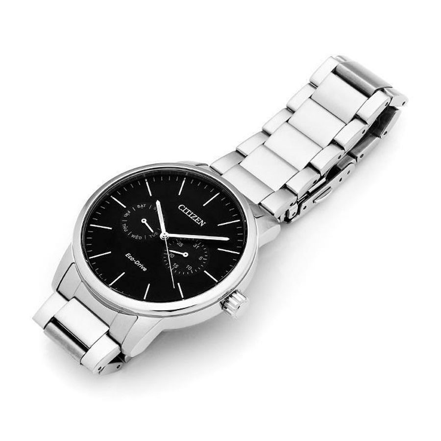Đồng Hồ Nam Citizen Dây Thép Không Gỉ AO9040-52E - Mặt Đen