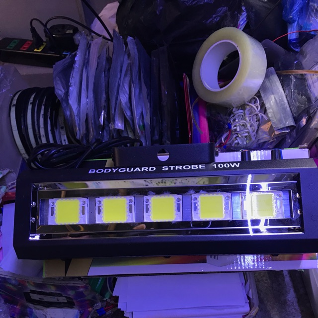 Fa chớp led 100w.cảm ứng.