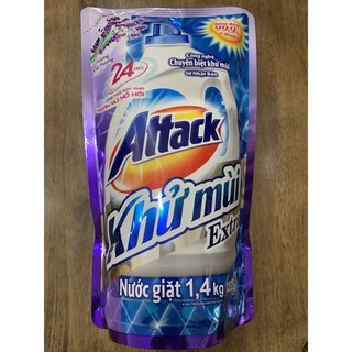 [Bao Bì Mới] Nước giặt Attack Khử Mùi 1/1.2/2.5 KÝ