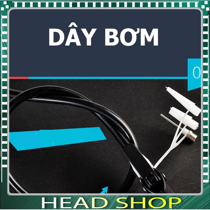 Bơm xe đạp xe máy bóng bay W3235 có đồng hồ bơm khỏe nhanh đầy hơi áp suất cao 120 psi tiện dụng HEADSHOP