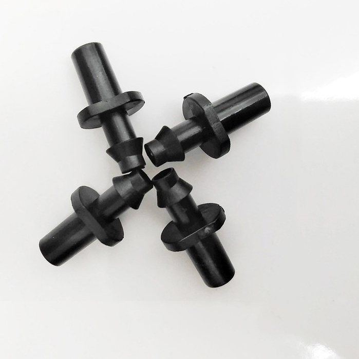 Bịch 100 cái Khởi Thủy 6mm Đầu Trơn Đầu Ngạnh Nối Béc và Ống LDPE 6 hoặc 8mm - Tưới Phun sương, Nhỏ giọt, Phun mưa