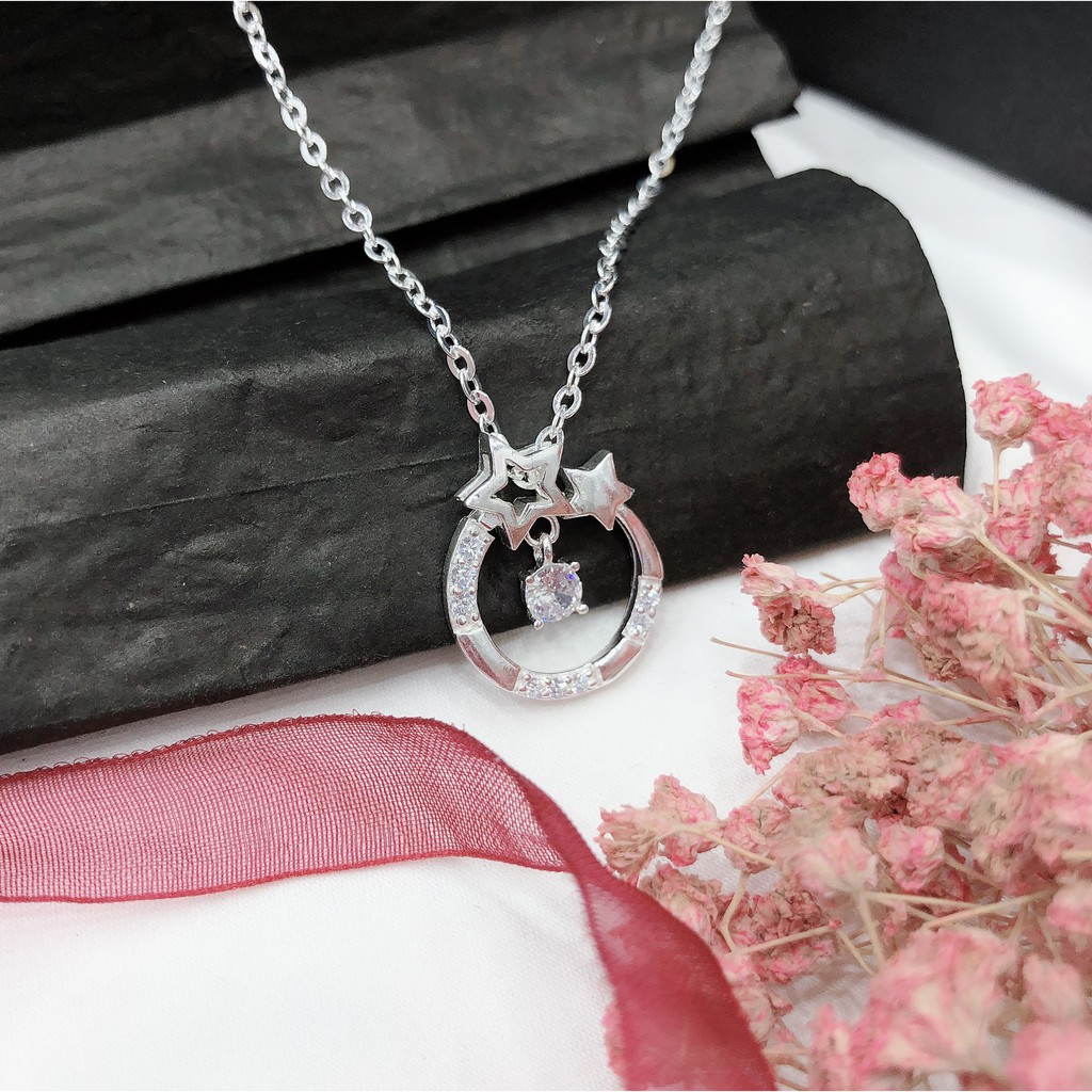 VÒNG CỔ BẠC NỮ HÌNH NGÔI SAO