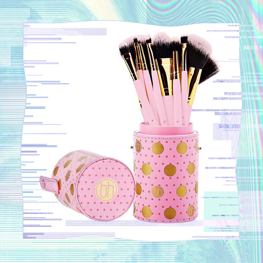 Bộ cọ 11 cây BH Cosmetics DOT Collection 11 Pieces– Pink