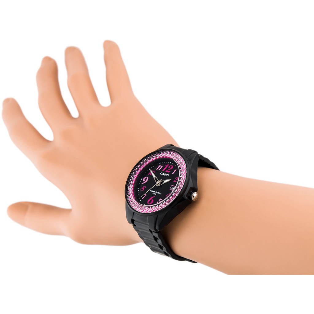 Đồng hồ nữ dây nhựa chính hãng Casio Anh Khuê LX-500H