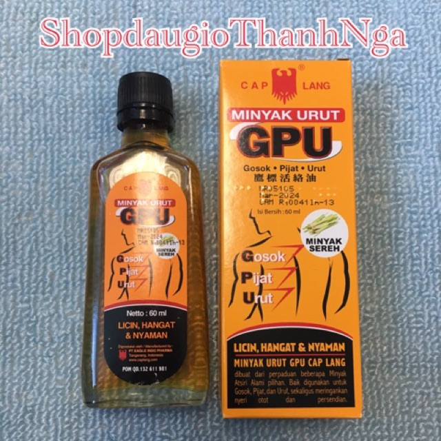 DẦU XOA BÓP GPU LINIMENT