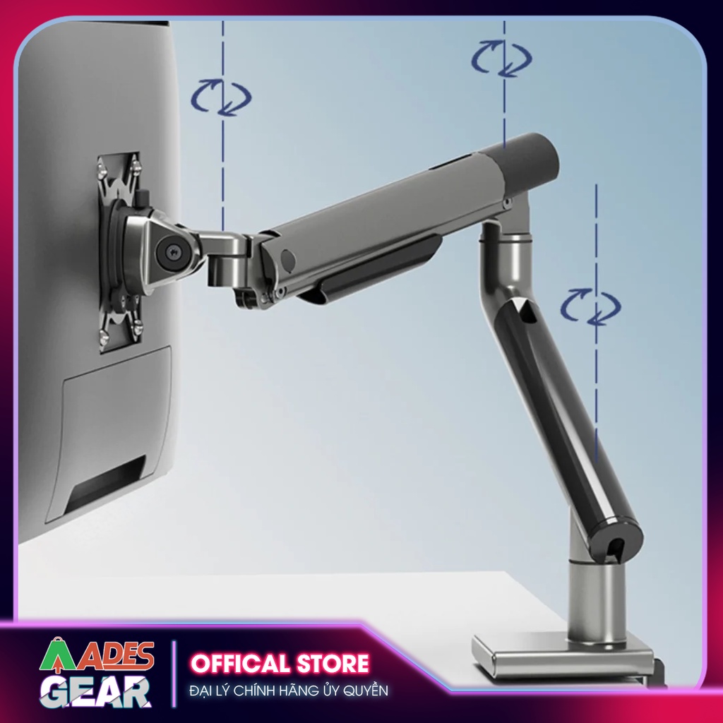 ✔️ Giá Treo Đỡ Màn Hình Máy Tính HUMAN MOTION ARM T7 ✔️ Đỉnh Cao Thiết Kế ✔️ BH 12 Tháng