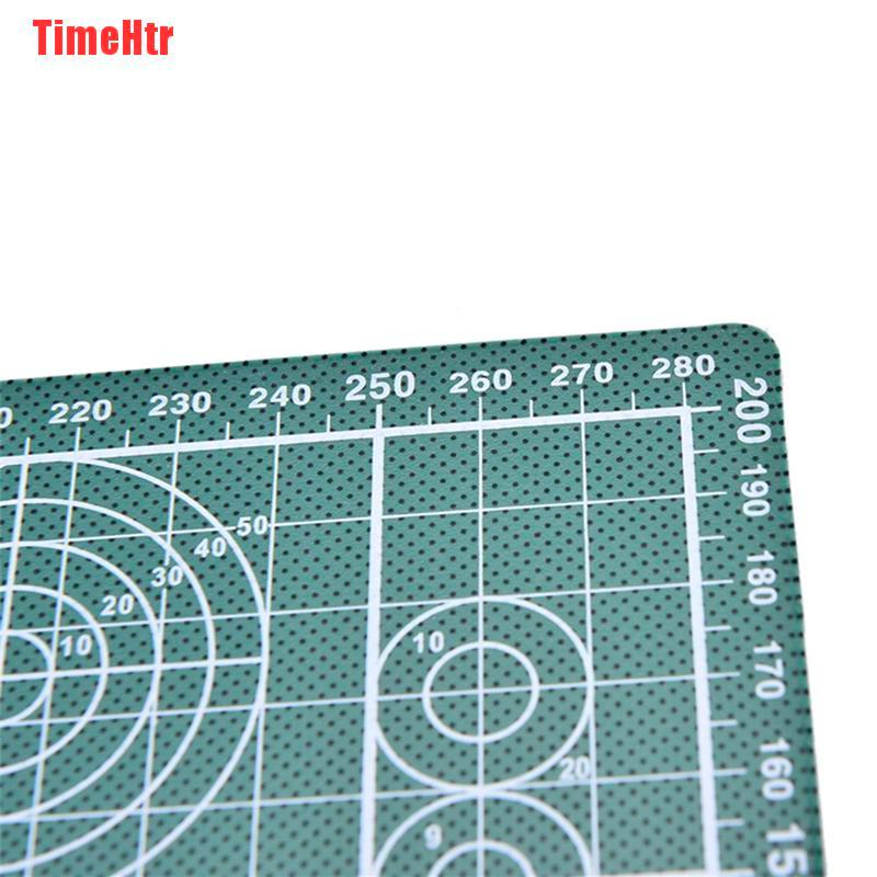 TimeHtr PVC Cutting Mat A4 Durable Self-Healing Cut Pad Patchwork Tools Handmade 30x20cm