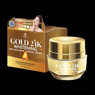 Gold 24K whitening Anti-Melasma Facial Cream Kem dưỡng trắŉg da ngừa ņám