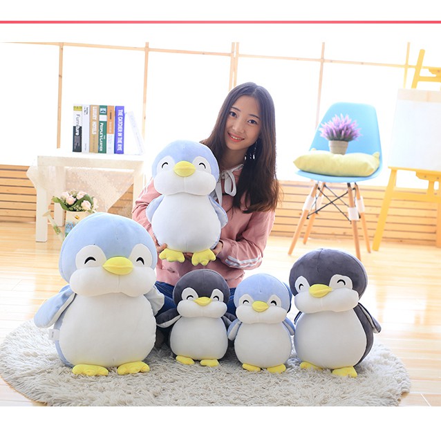 THÚ BÔNG CHIM CÁNH CỤT DỄ THƯƠNG CHO BÉ (20CM--->35CM) VẢI MINISO MỀM MỊN, AN TOÀN