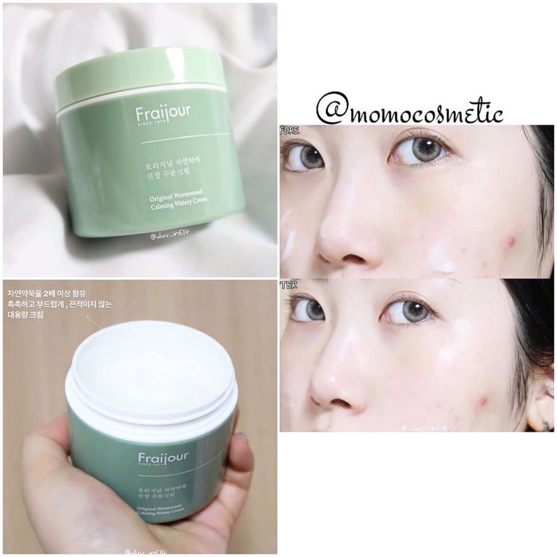 [Mã SKAMLTSM9 giảm 10% đơn 99K] Kem dưỡng thảo mộc Fraijour Original Herb Wormwood Calming Watery Cream